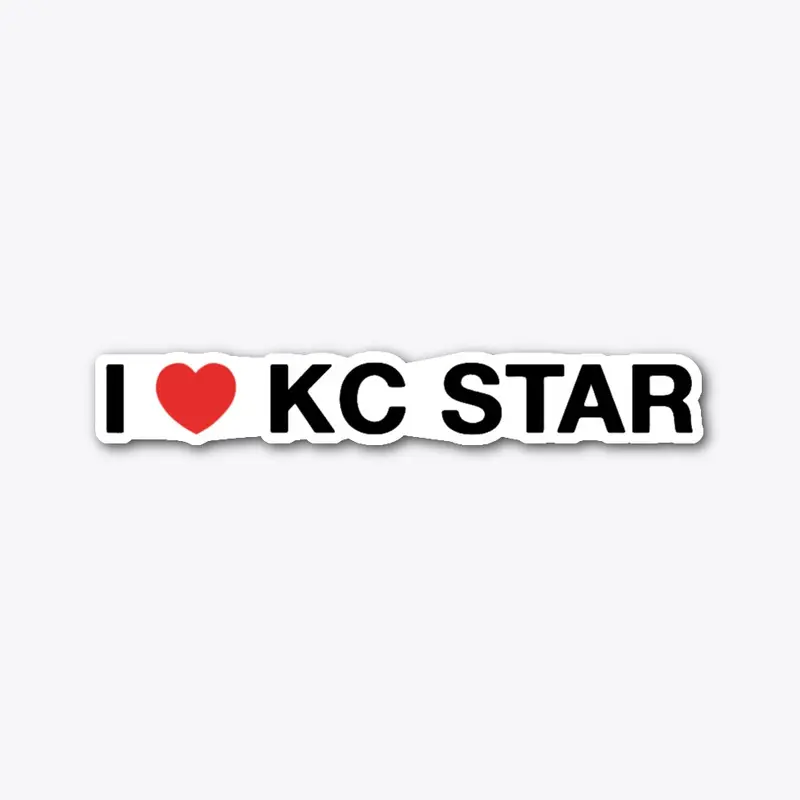 I Heart KC Star (Black)